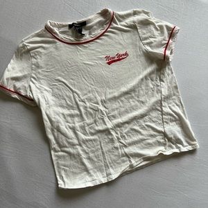 Girls graphic crop top